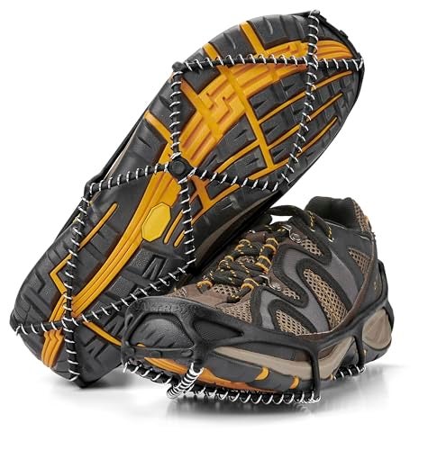 Yaktrax أحذية يكتراكس ووكر لل traction للثلج والجليد، أسود، كبير - Image 1