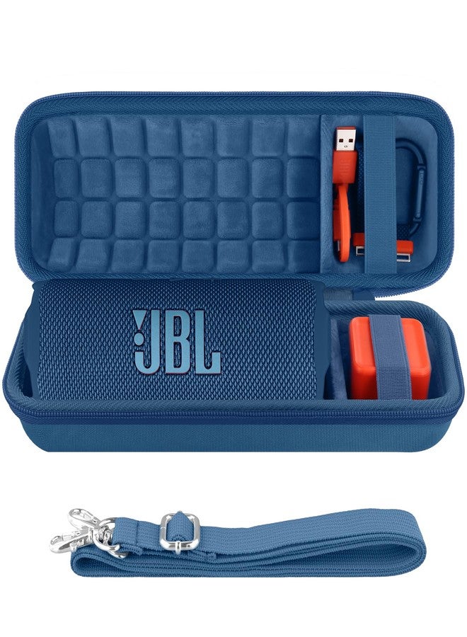 كو2كريا علبة سفر صلبة بديلة من co2CREA لسماعة JBL Flip 7 Flip 6 FLIP 5 المحمولة المقاومة للماء بتقنية البلوتوث (علبة زرقاء فاتحة) - Image 1