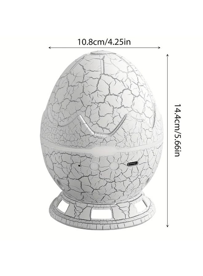 White Dinosaur Egg Star Projector 360 Rotating Remote Control Night Light USB Powered - Image 4