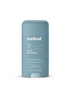 Method Method Deodorant, Sea + Surf, 2.65 oz, 24 Hour Odor Protection, 2.65 oz  - Image 1