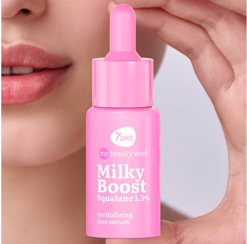 7DAYS MY BEAUTY WEEK MILKY BOOST SQUALANE 1,5% Revitalizing face serum, 20 ml - Image 3