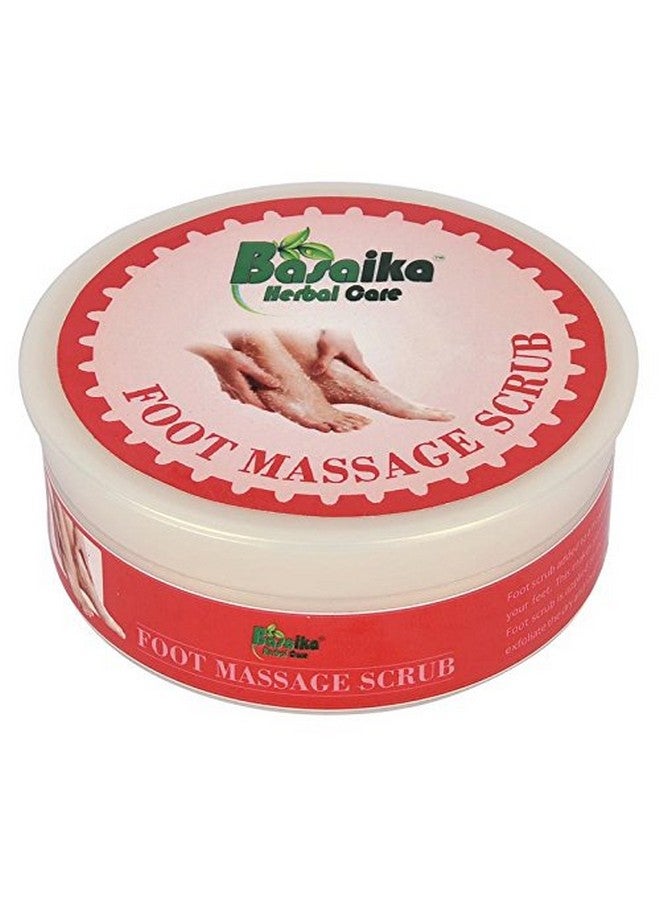 Basaika Herbal Care Basaika Foot Massage Scrub, 100% Natural Ingredeints & Parabeen Free(For Pedicure | Crackless Feet | Foot Skin moisturization & Nourishment | dry feet Protection | Smooth Foot) Ideal for Men & Women - Image 1