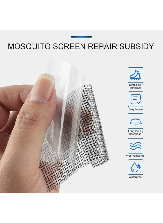GUDOO Screen Repair Tape - Self-Adhesive Patch for Window Screens & Door Curtains, 2-Meter Roll for Mesh Repair - Image 2