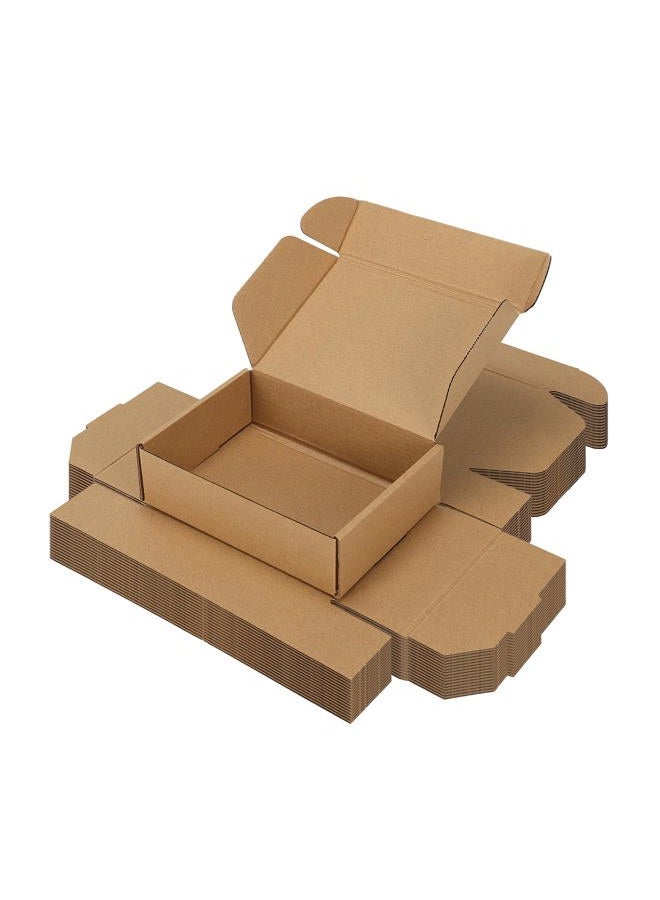 Serwrsw 7x5x2 Shipping Boxes Set of 15 Brown, Small Corrugted Cardboard Boxes for Packaging Mailing Small Business or Gift Wrapping - Image 1