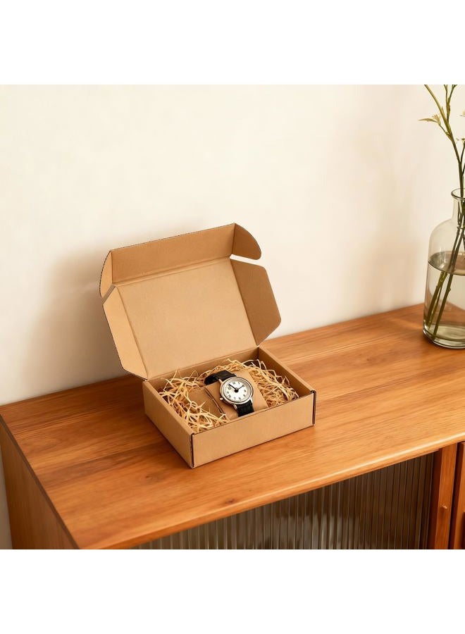 Serwrsw 7x5x2 Shipping Boxes Set of 15 Brown, Small Corrugted Cardboard Boxes for Packaging Mailing Small Business or Gift Wrapping - Image 2