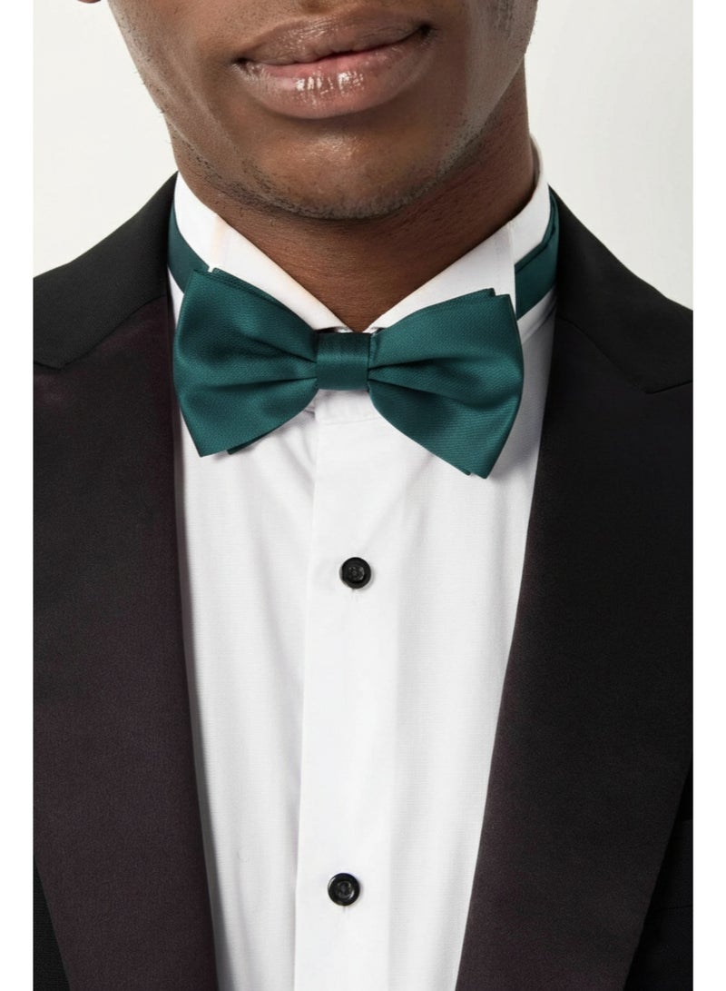 Men's Solid Satin Tie and Pocket Square Set – Elegant Formal Necktie - Image 2