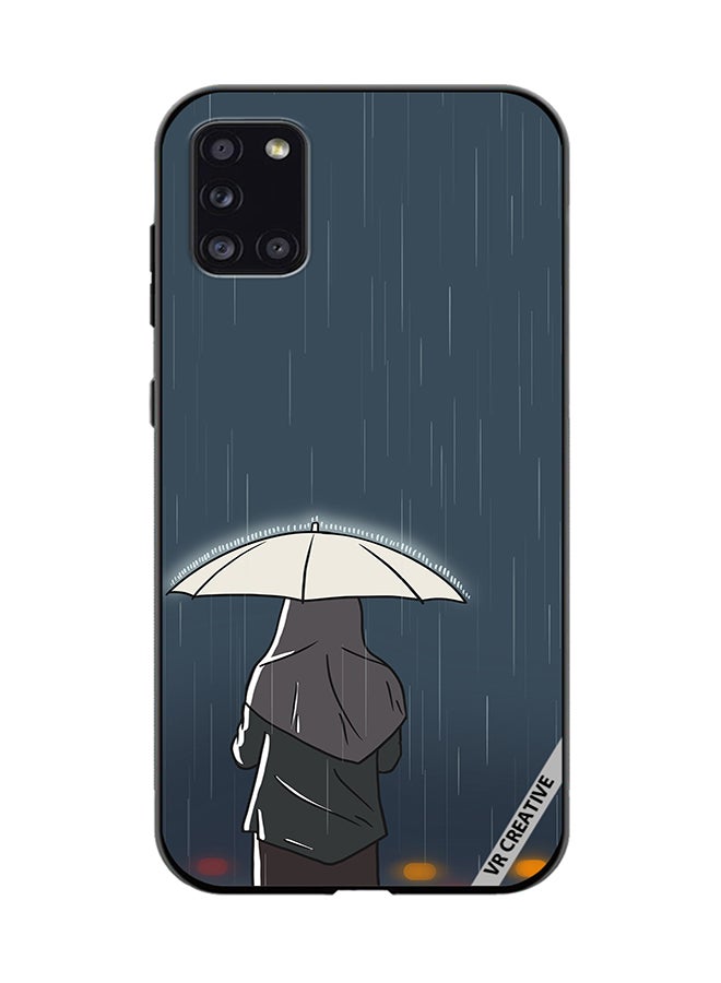 VR CREATIVE Protective Case Cover For Samsung Galaxy A31 Rainy Days Design Multicolour - Image 1