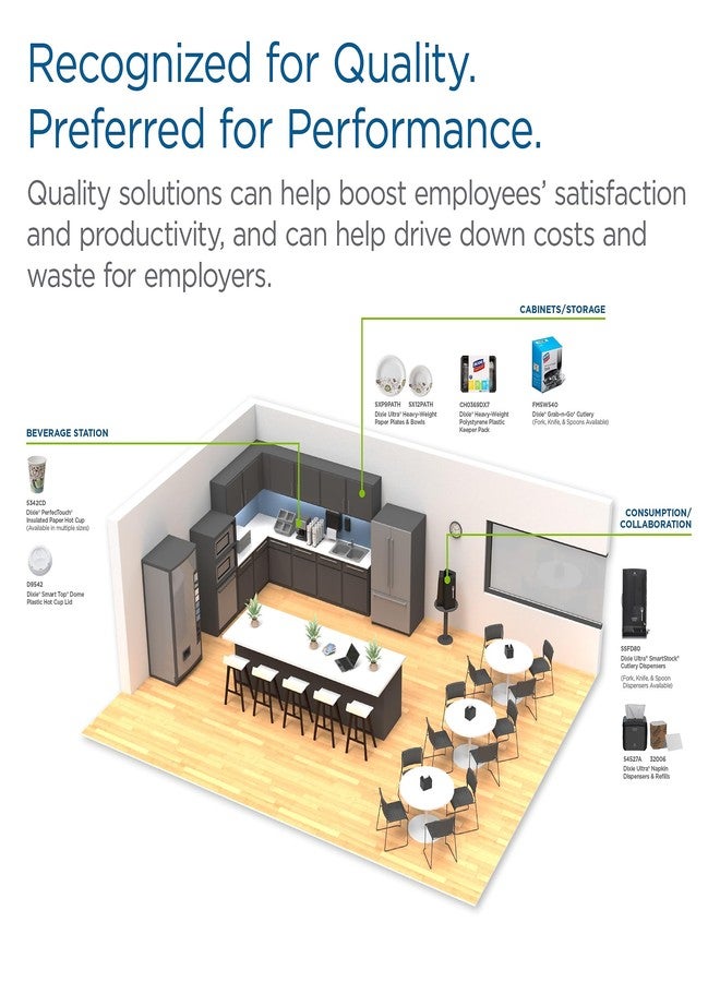 Dixie PerfecTouch Paper Hot Cups and Lids Combo, 10 oz, Multicolor, 50 Cups/Lids/Pack - Image 4