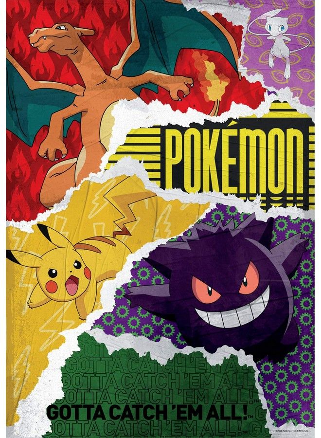 Buffalo Games Pokemon Urban Grit 500 Piece Jigsaw Puzzle - Image 2