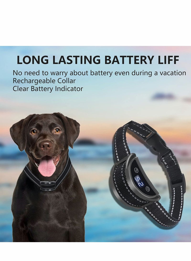Excefore Bark Collar for Dogs, Rechargeable Anti Barking Training with 5 Adjustable Sensitivity and Intensity Beep Vibration Small Medium Large Dogs - Image 2
