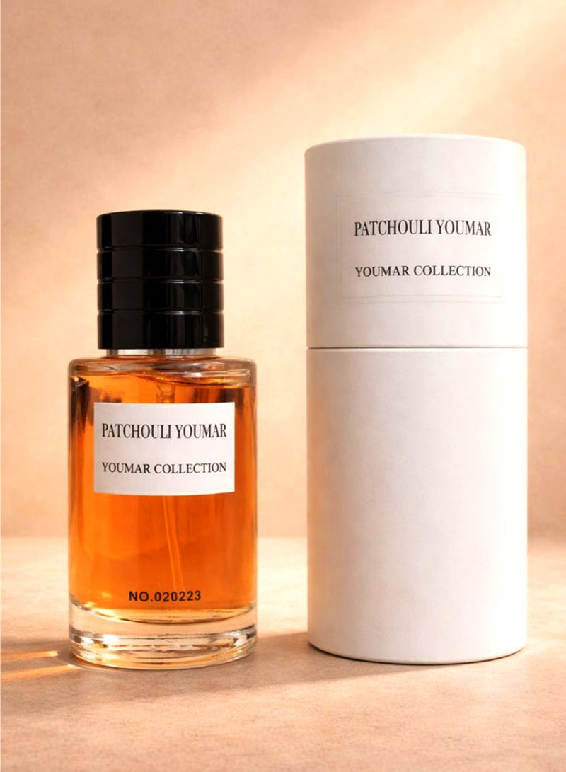 يومار عطر يدوم طويلاً للجنسين من مجموعة يومار، برائحة الباتشولي رقم 0223، 25 مل | عطر باتشولي للرجال والنساء برائحة خشبية وعنبرية وفانيليا وبلسمية شرقية | أفضل عطر للجنسين - Image 3
