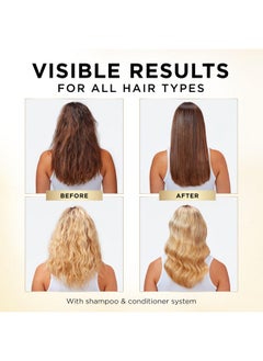 Pantene Pantene PRO-V Smooth & Sleek Shampoo + Conditioner, Dual Pack, Shampoo 12oz/Conditioner 10.4oz  - Image 4