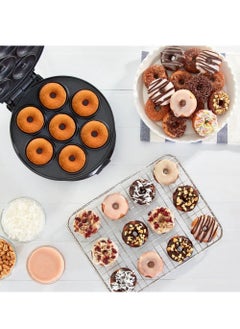 Generic "Electric Donut Maker with Non-Stick Surface – Makes 7 Mini Doughnuts, Pancakes & More – Pink"  - Image 2