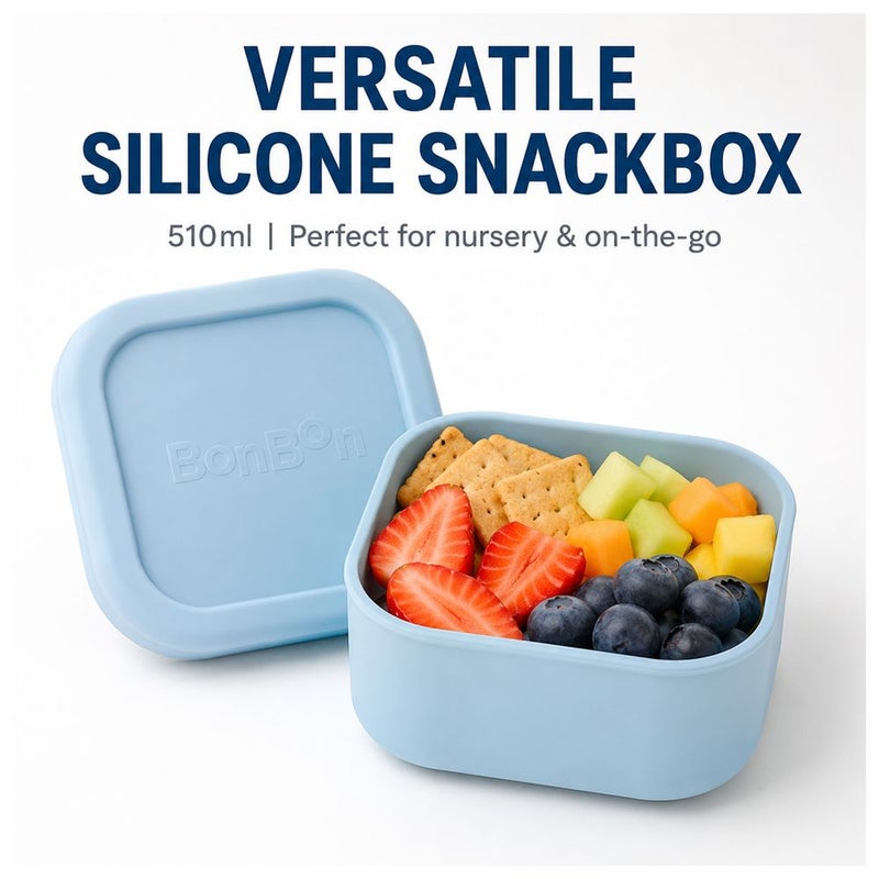 BonBon - Silicone Snack Box - 510ml - Blue - Image 4
