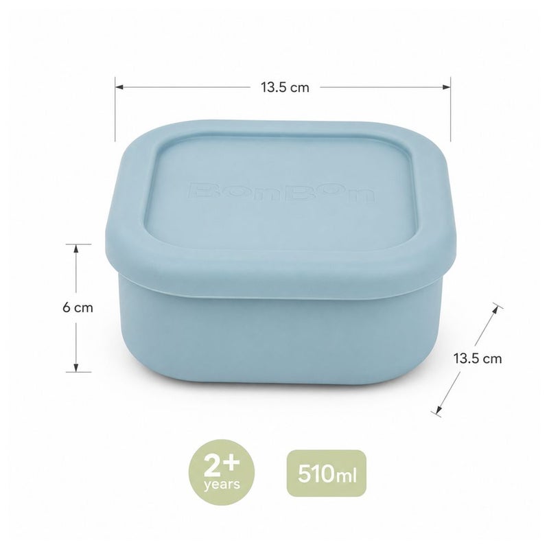 BonBon - Silicone Snack Box - 510ml - Blue - Image 3