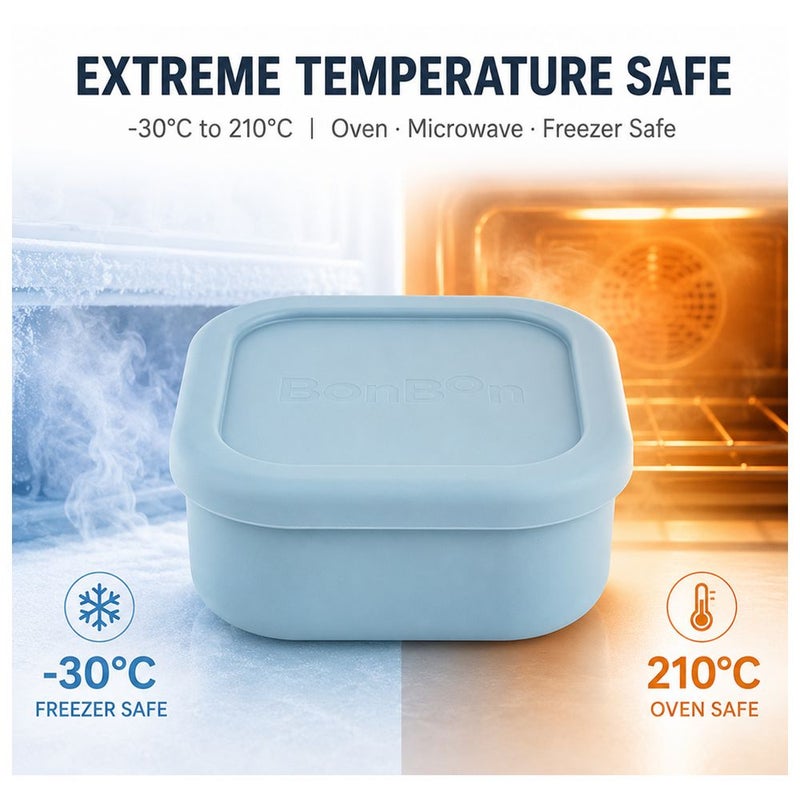 BonBon - Silicone Snack Box - 510ml - Blue - Image 2
