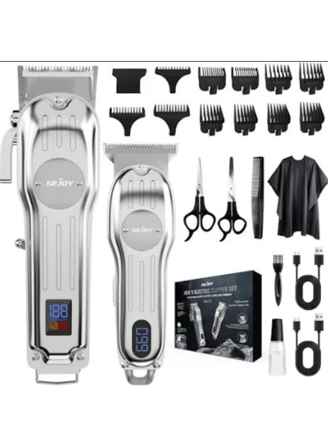 Professional Hair Clipper For Men Cordless Trimmer Grooming Set - Image 1