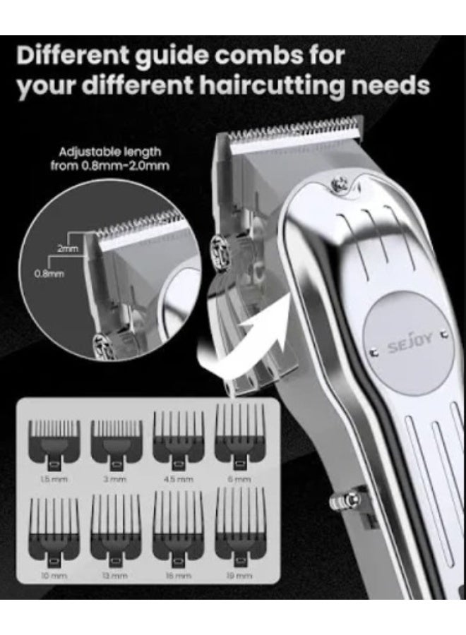 Professional Hair Clipper For Men Cordless Trimmer Grooming Set - Image 4