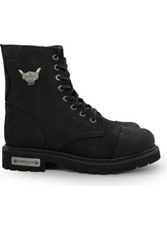 Hammer Jack Leather Black Color Men's Boots 18505  - Image 2