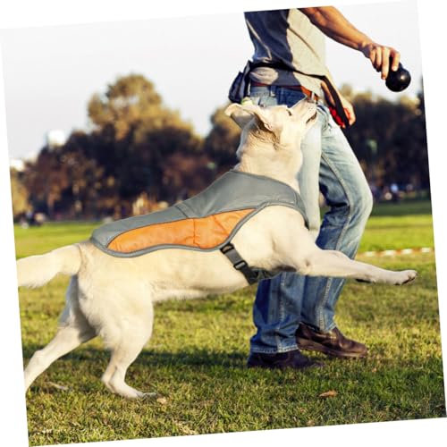 POPETPOP Dog Cooling Vest- Reflective Dog Cooling Coat with Adjustable Side Straps, Pet Cooler Jacket for Small, Medium Orange - Image 5