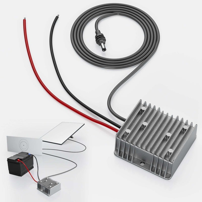محول DC DC رفع الجهد 57V 4.5A عالي الطاقة من 12V إلى 57V نطاق الإدخال الواسع 10-36V محول طاقة مع حماية من الحمل الزائد متوافق مع كابل الجيل الثالث الخارجي بدون بطارية - Image 5