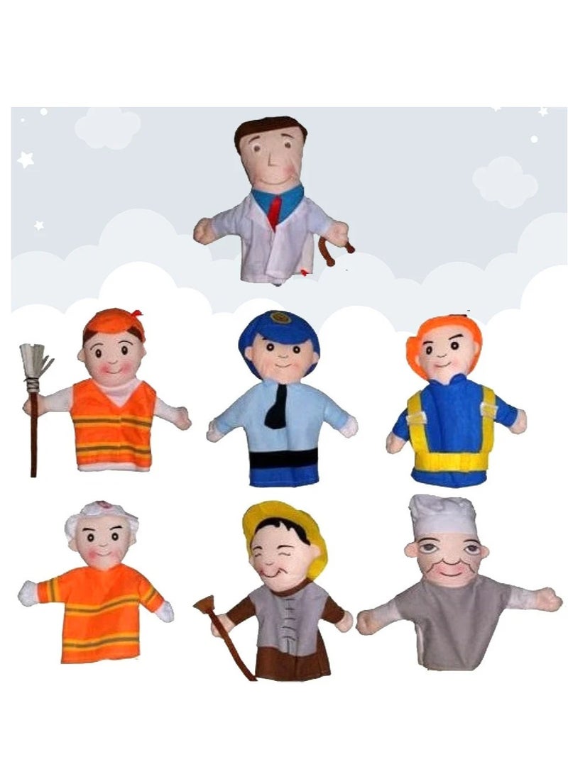 Puppet Theater - Professions Characters (7 Puppets)  - Image 2