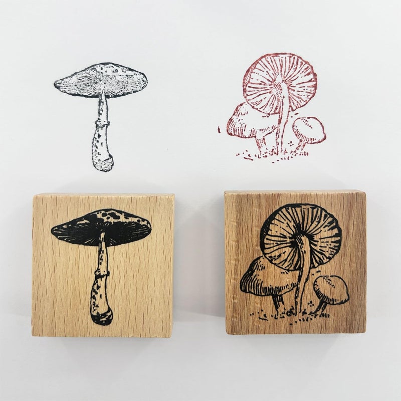YGONTAK 7Pcs Wooden Mounted Rubber Stamps Plant and Flower Decorative Retro Wood Rubber Stamp Set for Art and Craft Journals DIY Card Making Scrapbooking - Image 4