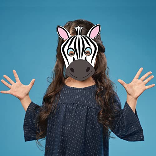 Festiko® JUNGLE Theme Happy birthday Party Decoration 12 Pcs Animal Eye mask for Jungle Birthday Theme Decoration,JUNGLE/Safari Themes party Favors for Kids/1st Birthday Decoration - Image 4