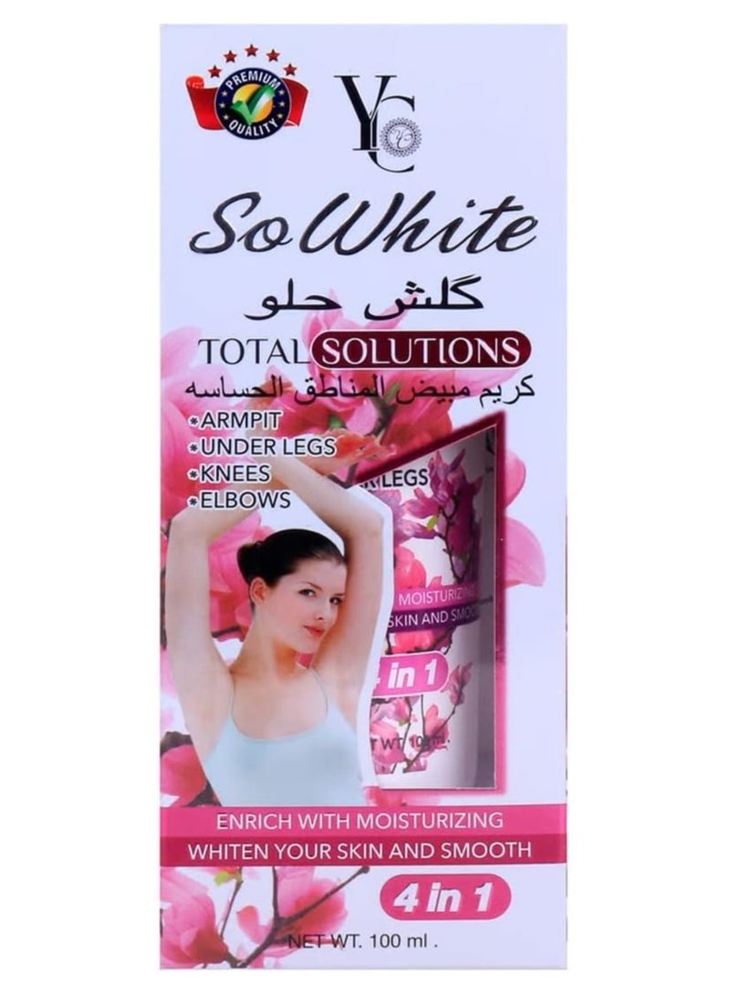 YC So White Total Solutions 4 In 1 Whitening Cream 100 ml - Image 2