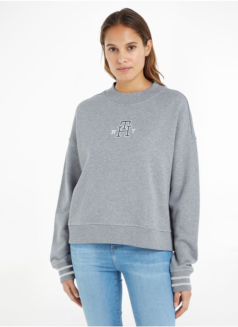 TOMMY HILFIGER - Crew Neck Knitted Sweatshirt - Image 1