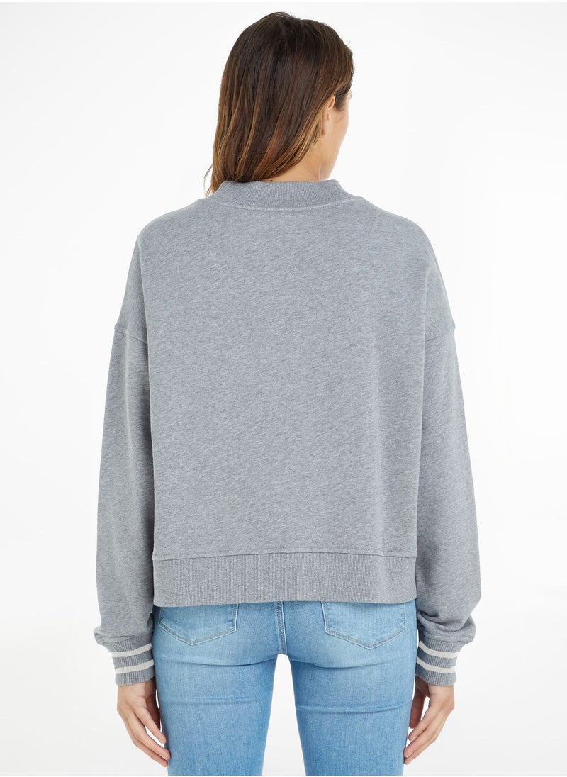 TOMMY HILFIGER - Crew Neck Knitted Sweatshirt - Image 1