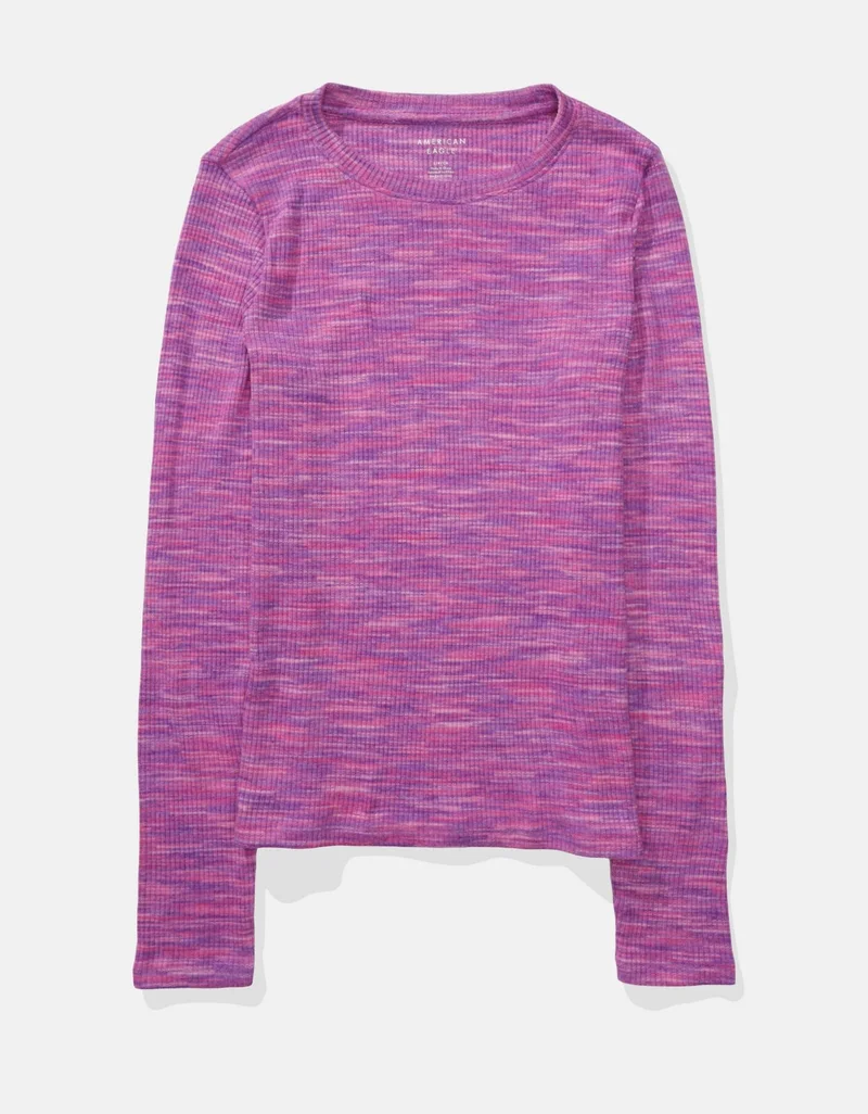 American Eagle AE Plush Long-Sleeve Tee