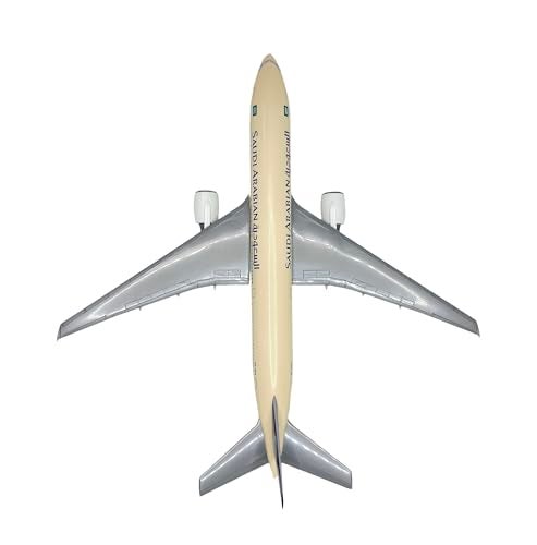 Flight Miniatures Saudi Arabian (97-Cur) 777-200 1:200 Scale - Plastic Snap-Fit Model Airplane - Collectible Replica of Saudi Arabian Airlines Aircraft - Part# ABO-77720H-015 - Image 4