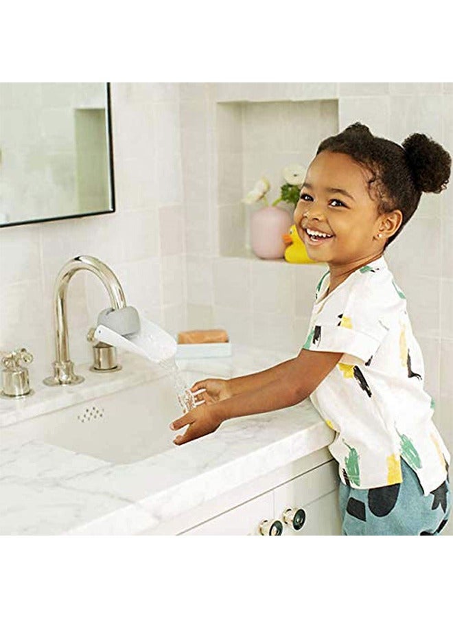 2 Pcs Faucet Extender for Kitchen and Bathtub Sink, Universal Sink Handle Extenders, Fun Hand-Washing for Babies, Toddlers and Kids (Grey) - Image 5