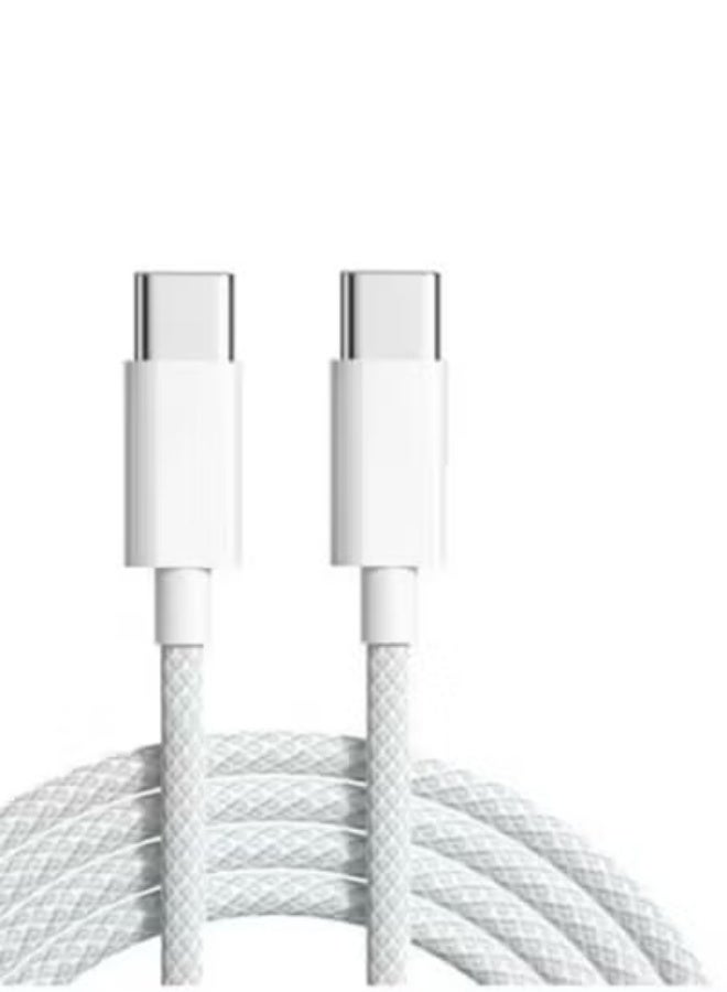 أكس سبرينج محول طاقة شحن سريع من النوع C بقدرة 35 وات لهاتف iPhone، شاحن حائط USB C سريع الشحن، قابس شاحن سريع PD بقدرة 35 وات لهاتف iPhone 16/15/15 Pro/15 Pro Max/15 Plus/14 series/13/12/11 series، iPad، Mac، AirPods أبيض - Image 4