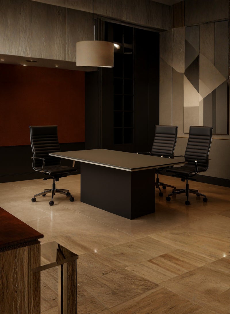Karnak Modern Executive Conference Meeting Table – 4-Seater Office Boardroom Table with Premium Finish, Sleek Minimalist Design (Chairs Not Included) - Image 2