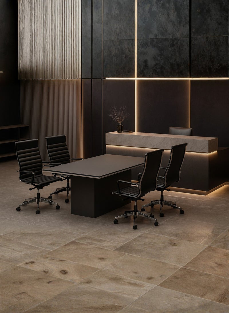 Karnak Modern Executive Conference Meeting Table – 4-Seater Office Boardroom Table with Premium Finish, Sleek Minimalist Design (Chairs Not Included) - Image 3