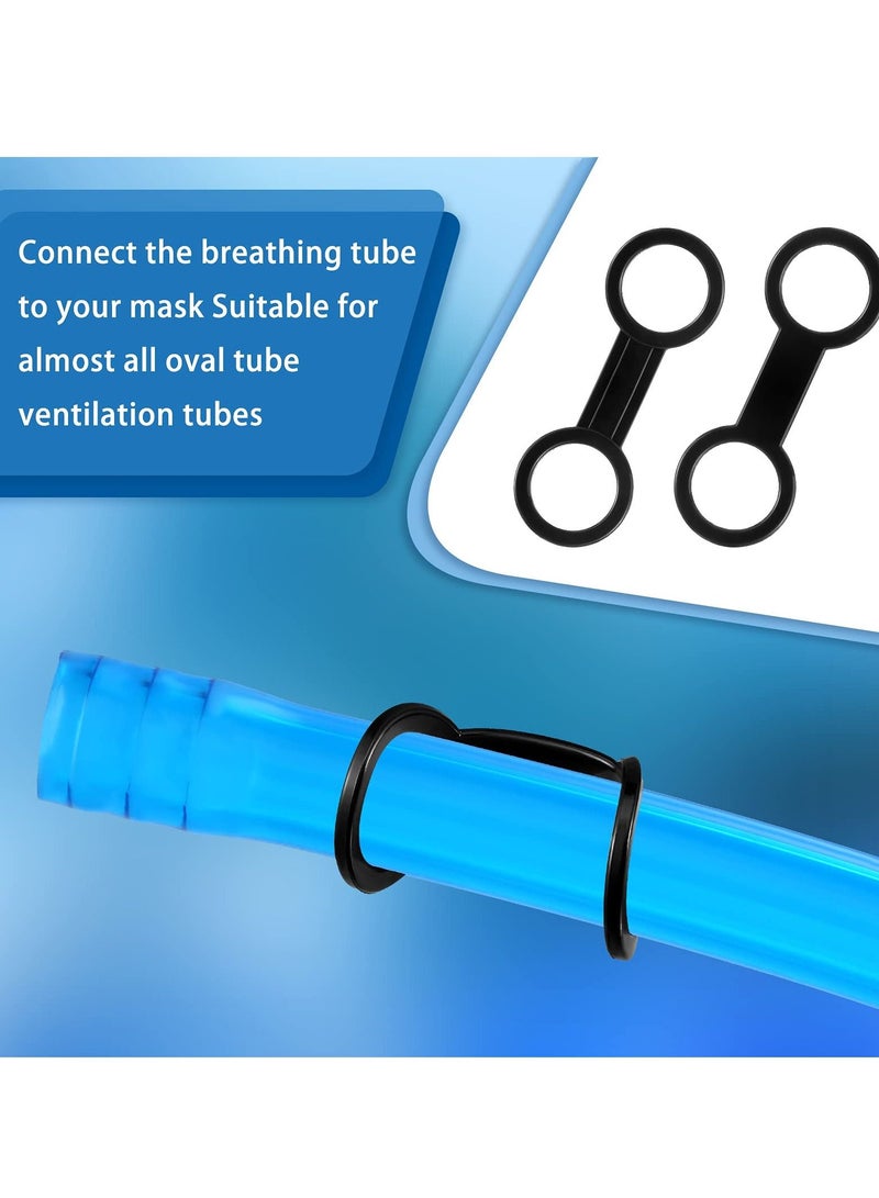 KASTWAVE Snorkel Clip Diving Universal, Silicone Clip Diving Snorkel Bracket Plastic Clip, Mask Snorkel Clip Diving Accessories Snorkeling Equipment 12 Pcs, Black - Image 4