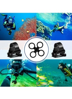 KASTWAVE Snorkel Clip Diving Universal, Silicone Clip Diving Snorkel Bracket Plastic Clip, Mask Snorkel Clip Diving Accessories Snorkeling Equipment 12 Pcs, Black  - Image 5