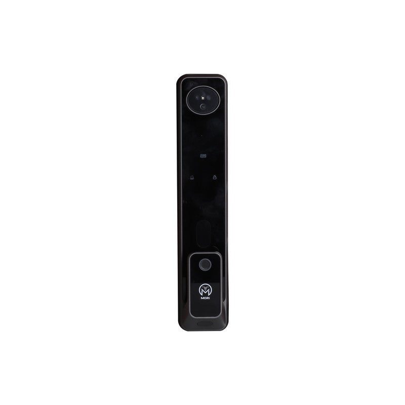 MORI Smart Apartment Door Lock (Black) with Camera Face Recognition Keypad Card Reader Fingerprint Scanner and Intercom – Model MRDL-D3RT-J - Image 2