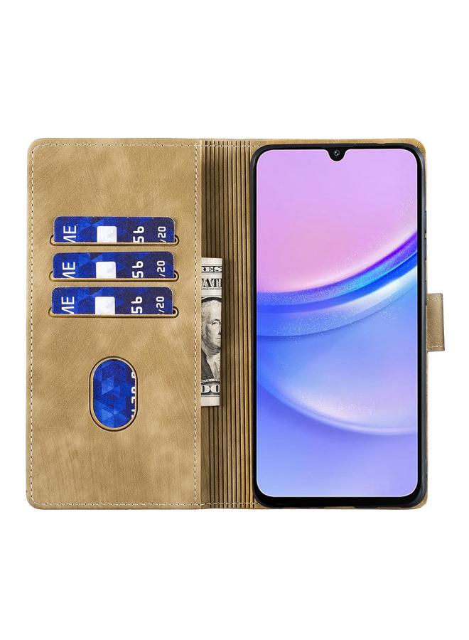 S-TOP Case For Samsung Galaxy A56 5G Pen Heart Cat Embossed Leather Phone Case - Image 4