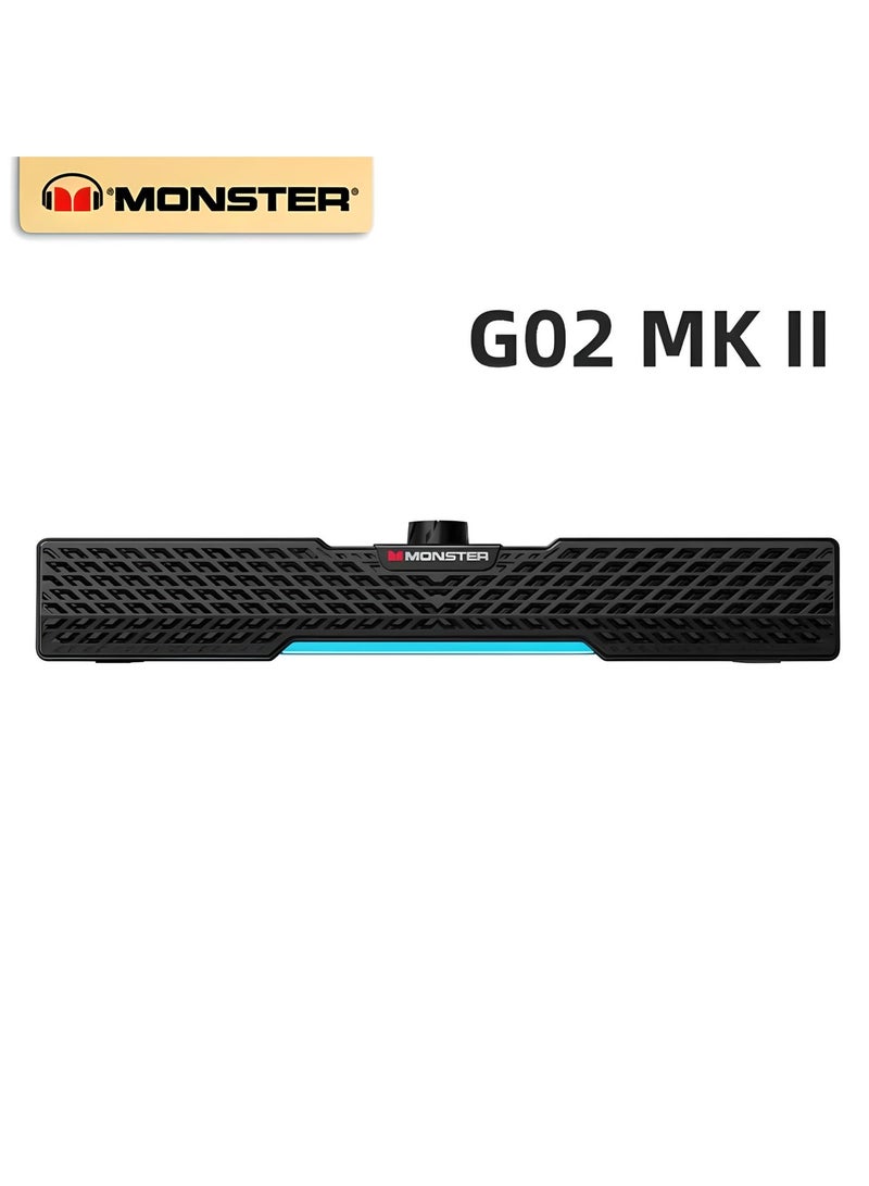 Monster G02MK Ⅱ Bluetooth Speaker Stereo Sound Black - Image 1