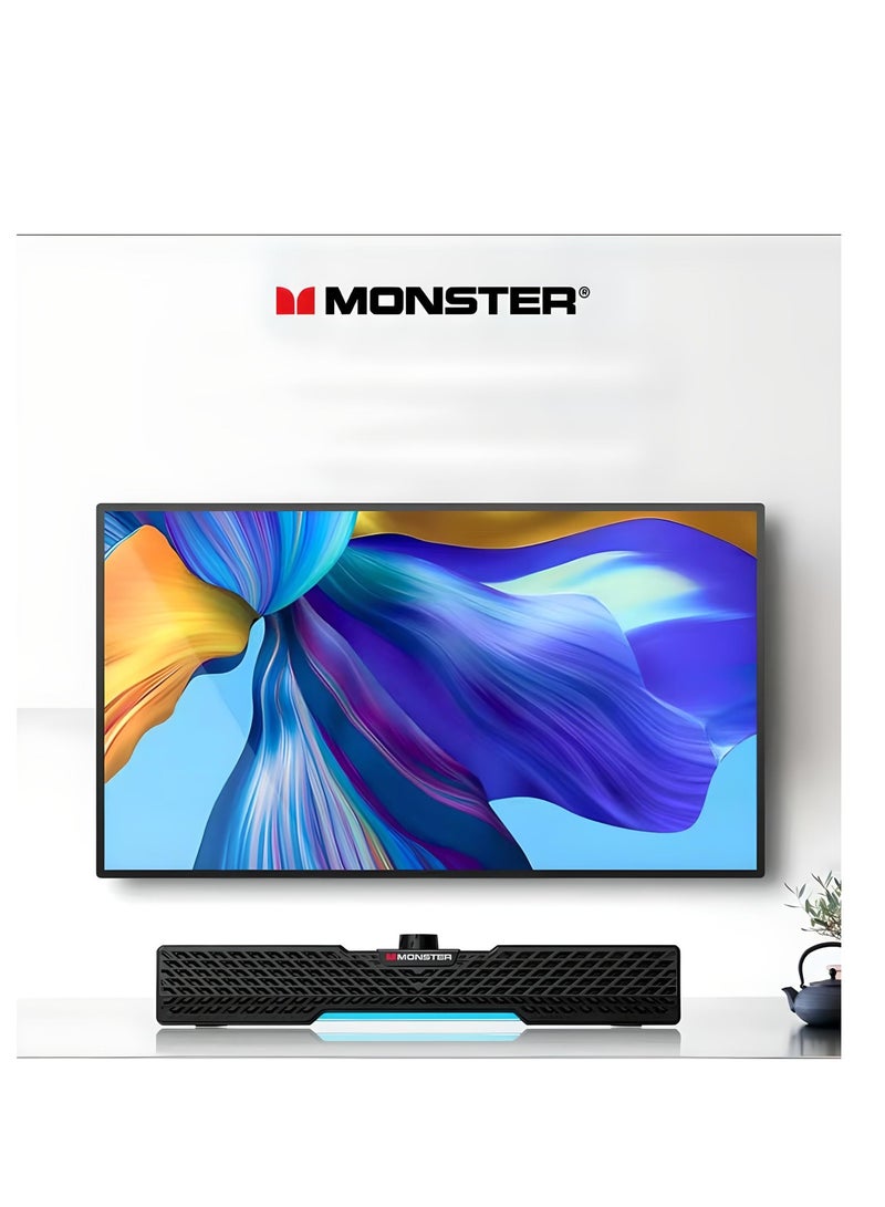 Monster G02MK Ⅱ Bluetooth Speaker Stereo Sound Black - Image 2