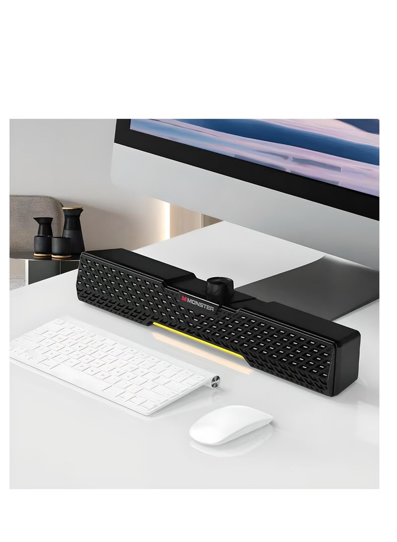 Monster G02MK Ⅱ Bluetooth Speaker Stereo Sound Black - Image 3