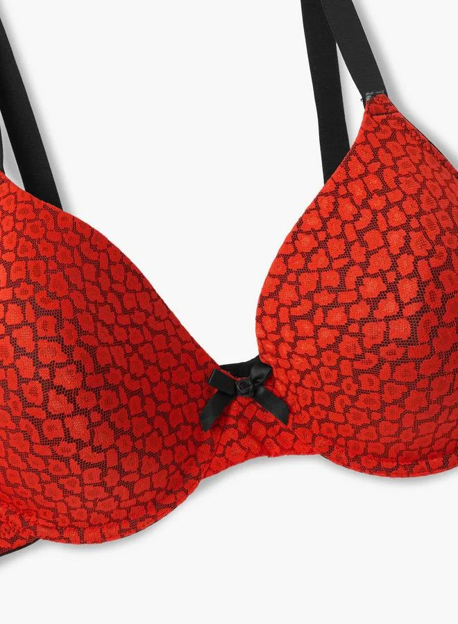 أدريا صدريّة بالكونيت بمشبك إغلاق وطبعات من آدارايا