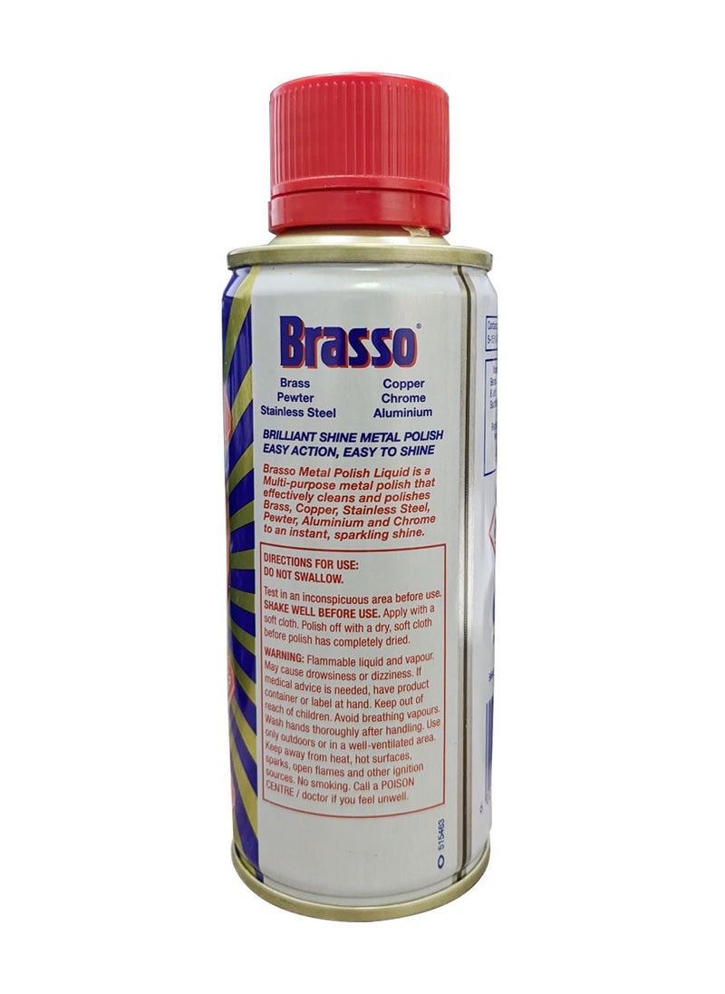 Brasso - Brasso Multi-Purpose Metal Polish Liquid - 200ml | Brass, Copper, Stainless Steel Cleaner - Image 1
