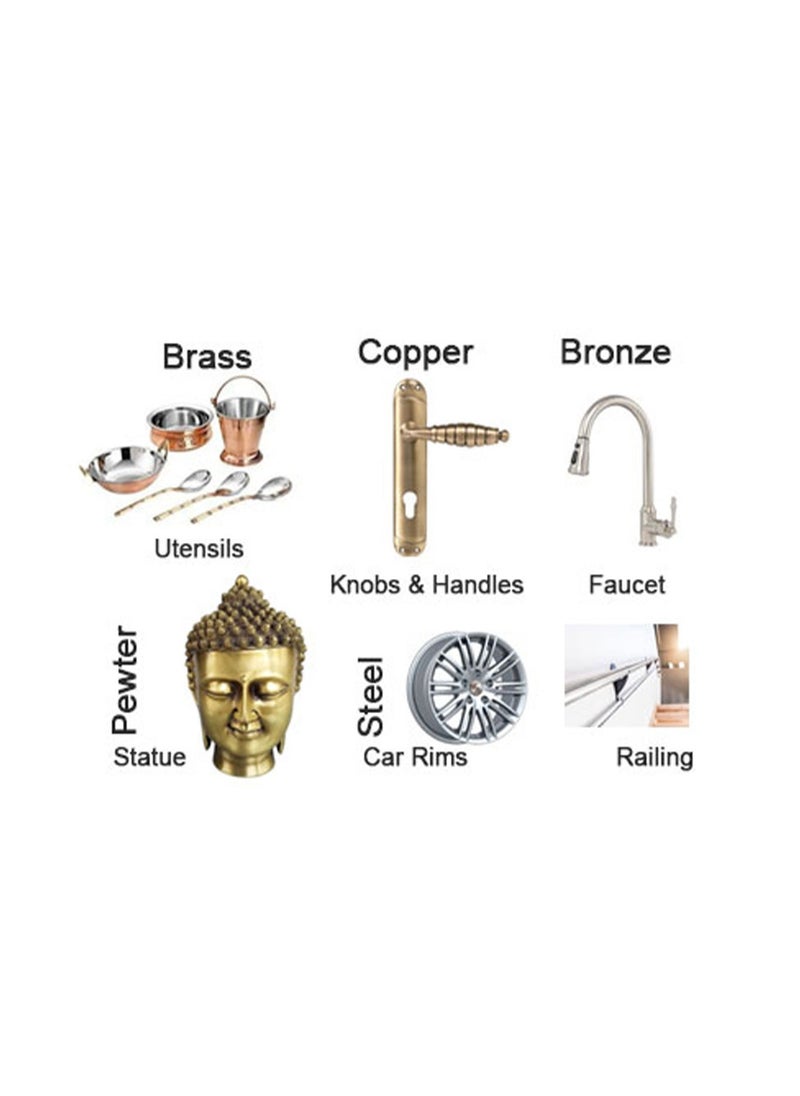 Brasso - Brasso Multi-Purpose Metal Polish Liquid - 200ml | Brass, Copper, Stainless Steel Cleaner - Image 1