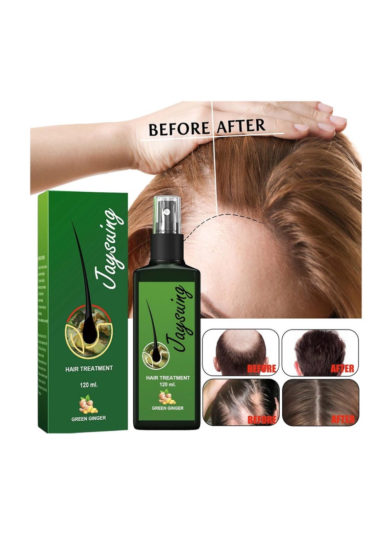 Jaysuing Growthplus Nourishing Ginger Spray, 120ml Hair Growth Root Spray-hair Growth for Men and Women Anti Hair Loss, Hair Regrowth Lotion Hair Treatment (1 Pcs)  - Image 5
