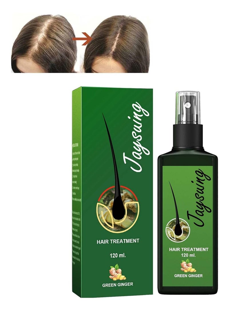 Jaysuing Growthplus Nourishing Ginger Spray, 120ml Hair Growth Root Spray-hair Growth for Men and Women Anti Hair Loss, Hair Regrowth Lotion Hair Treatment (1 Pcs)  - Image 2