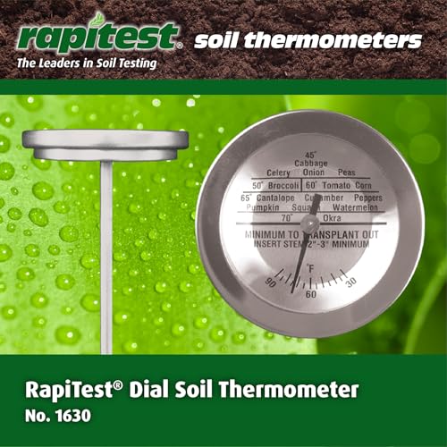 Luster Leaf 1630 Rapitest Dial Soil Thermometer, Stainless Steel, Pack of 1 - Image 2